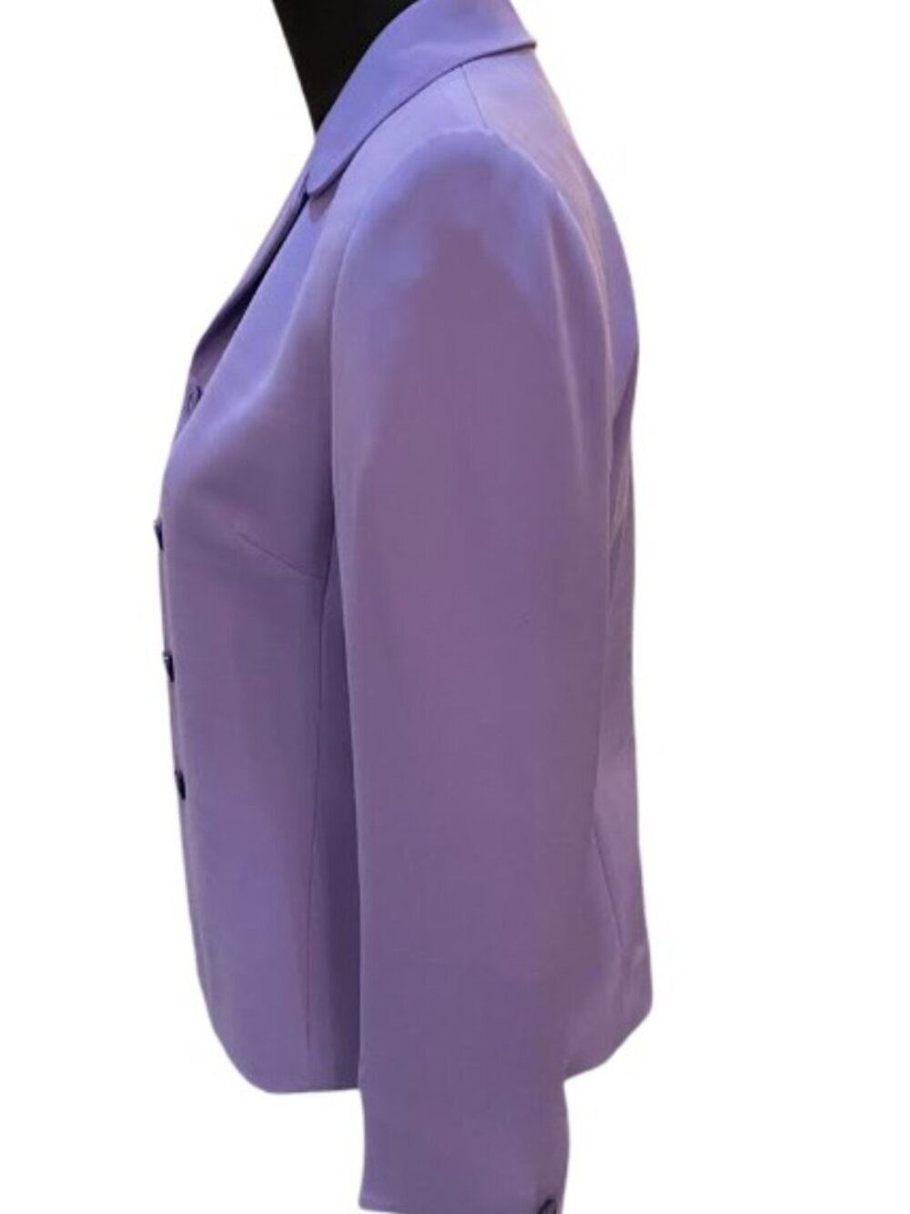 Style & Co Collection Elegant Periwinkle Silk Jacket  Size 2P  Like New - Picture 3 of 8
